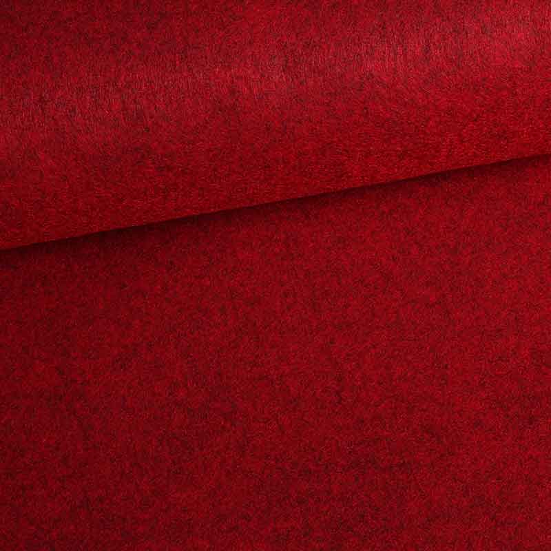 Filzstoff rot melange