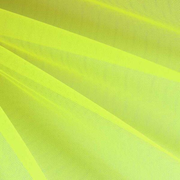 Brandverzögerter Tüll fluor zitron