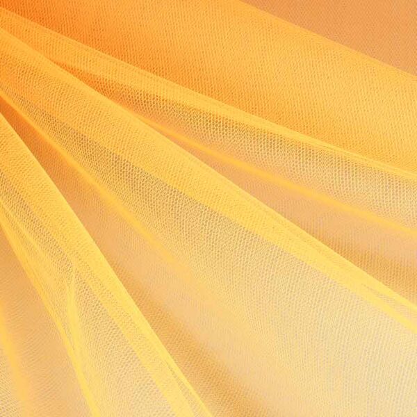 Tüll flammhemmend fluor orange