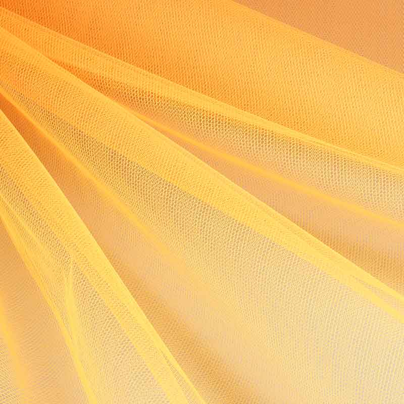 Tüll flammhemmend fluor orange