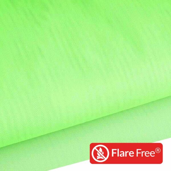Tüll brandverzögernd fluor lime