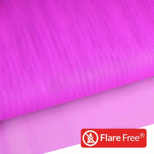 Tüll brandverzögernd fluoreszierendes Violett