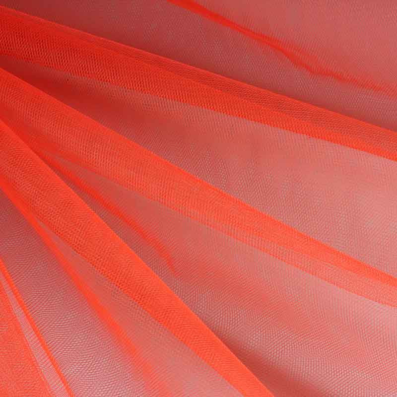 Tüll brandverzögernd orange