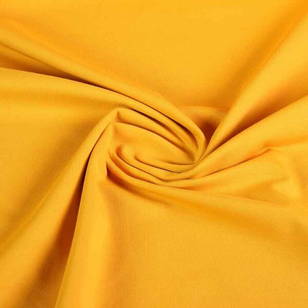 Tricot-Stoff ockergelb