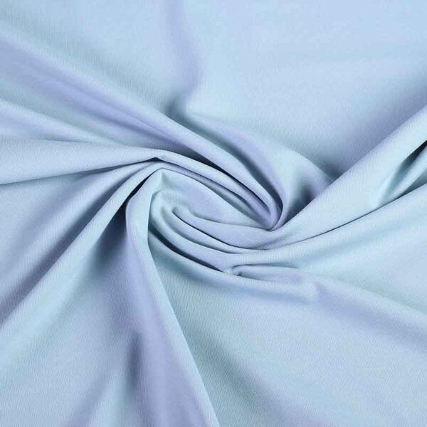 Tricot-Stoff eisblau