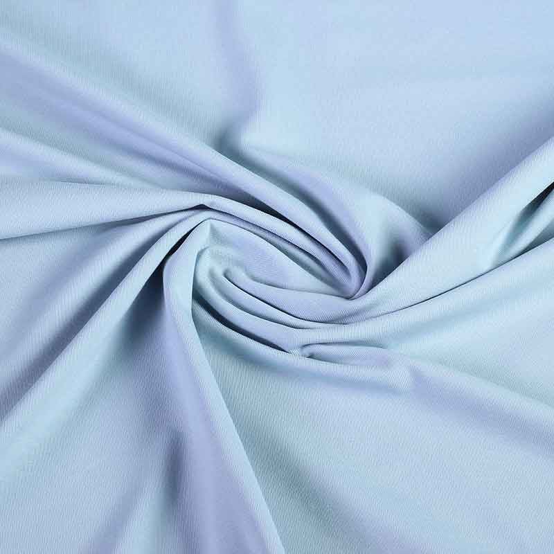 Tricot-Stoff eisblau