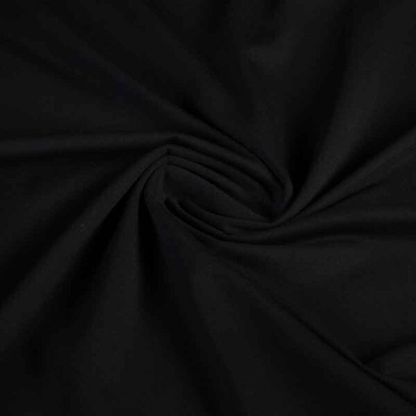 Tricot-Stoff Baumwolle schwarz