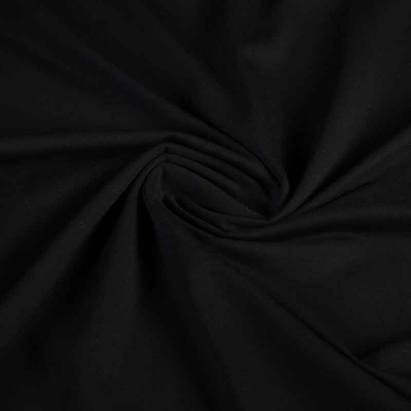 Tricot-Stoff Baumwolle schwarz