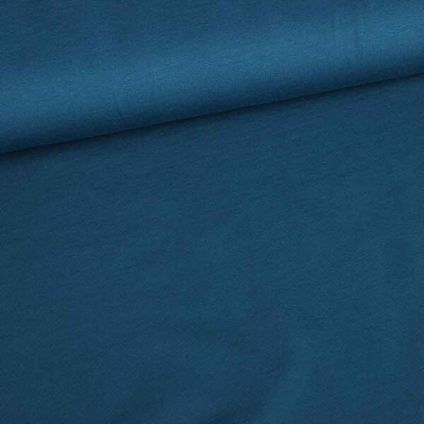 Tricot-Stoff dunkel petrol