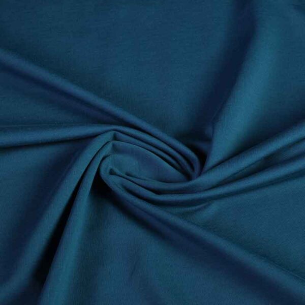 Tricot-Stoff dunkel petrol