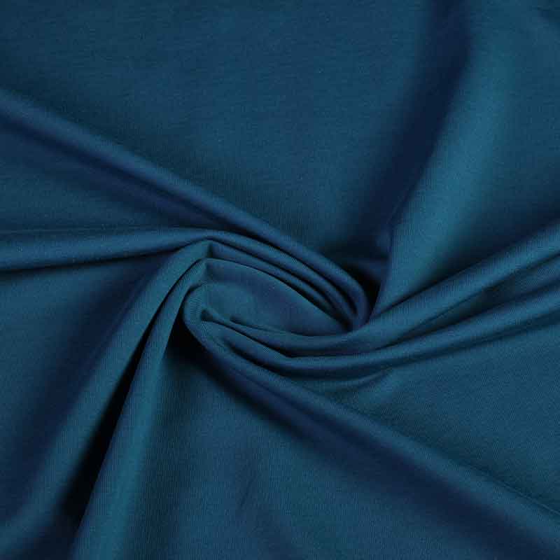 Tricot-Stoff dunkel petrol