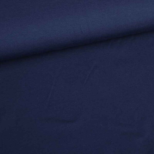 Tricot-Stoff Baumwolle Stretch hellmarineblau