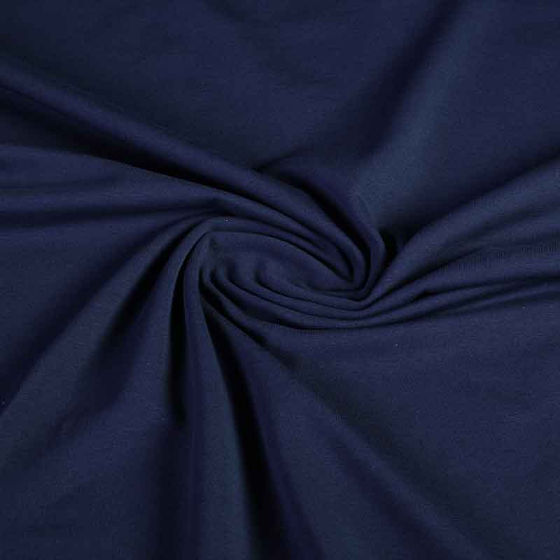 Tricot-Stoff Baumwolle Stretch hellmarineblau