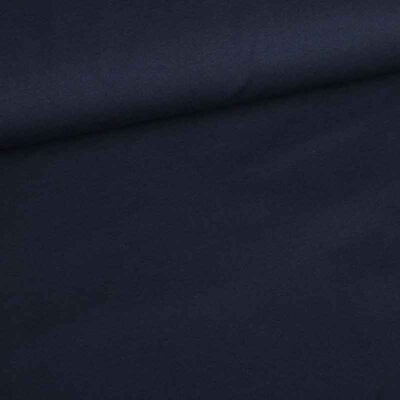 Tricot-Stoff dunkelblau