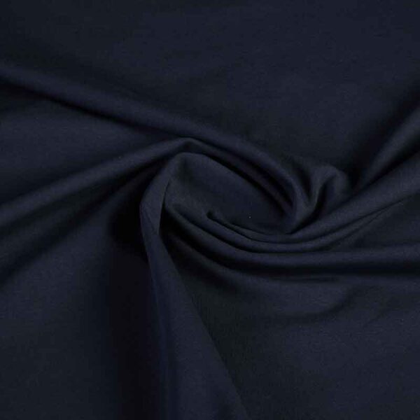 Tricot-Stoff dunkelblau