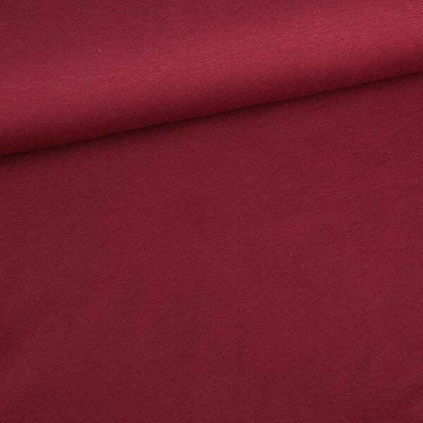Tricot-Stoff weinrot