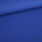 Tricot stof katoen kobalt