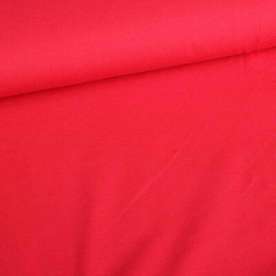 Tricot-Stoff hellrot
