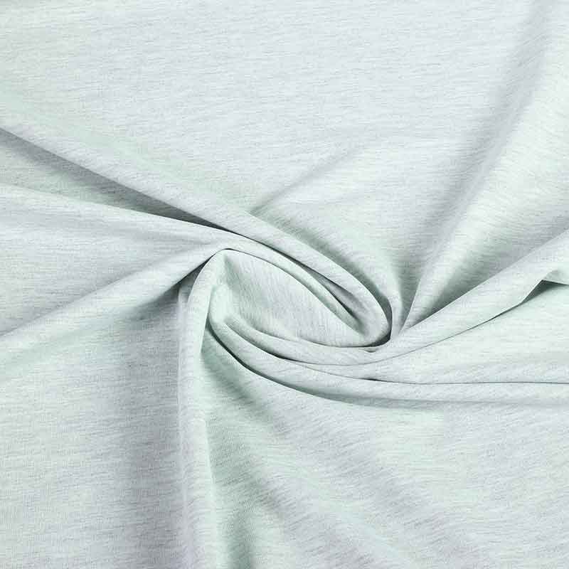 Tricot-Stoff mint melange
