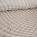 Wafelkatoen beige