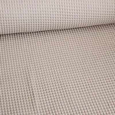 Wafelkatoen beige