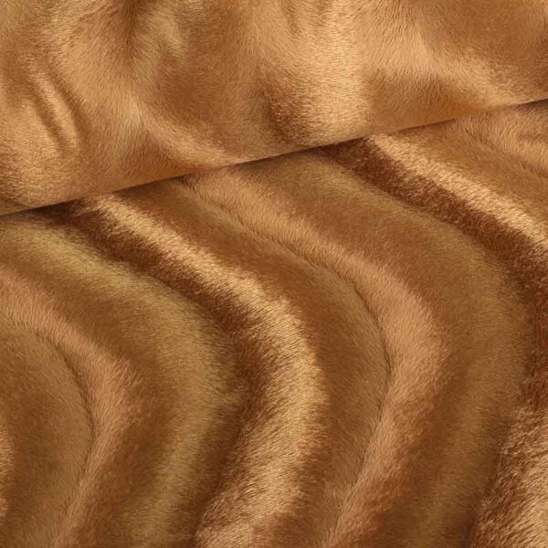 Velboa-Stoff camel