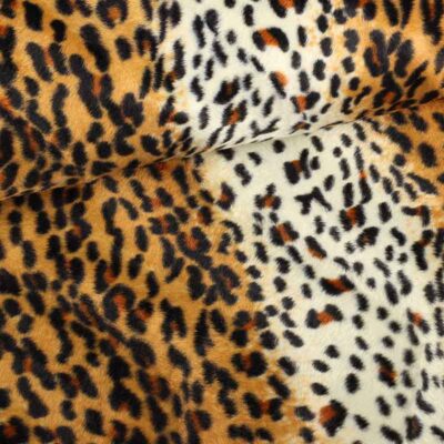 Velboa-Stoff Pantherdruck