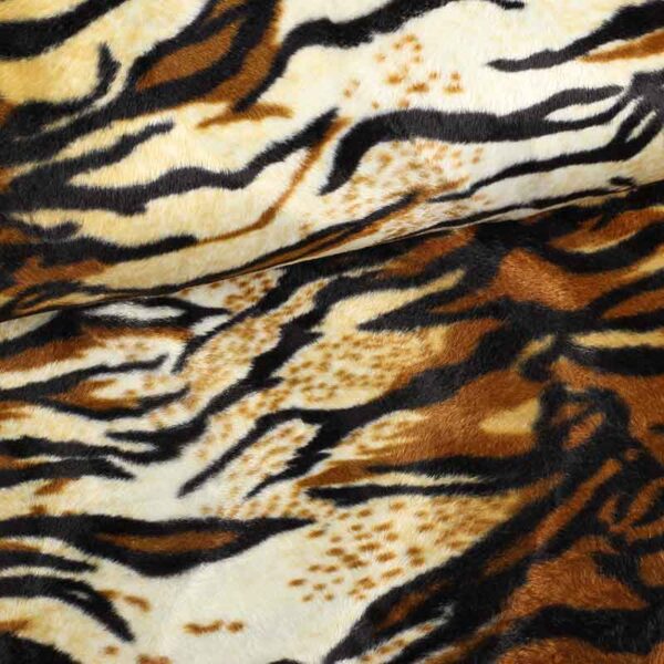 Velboa-Stoff Tigerprint