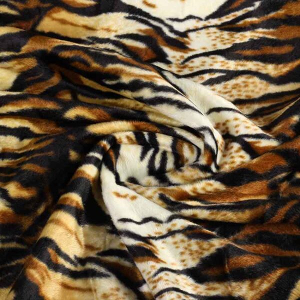 Velboa-Stoff Tigerprint