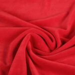 Nicky velours rood