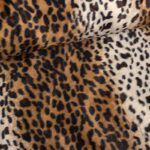 Velboa stof luipaardprint