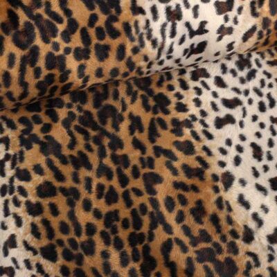 Velboa-Stoff Leopardenmuster