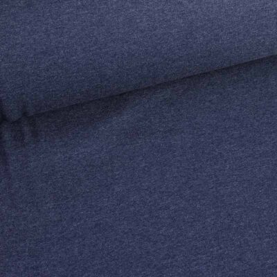 Boordstoff dunkel jeans melange