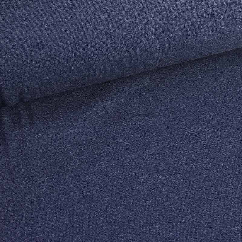 Boordstoff dunkel jeans melange