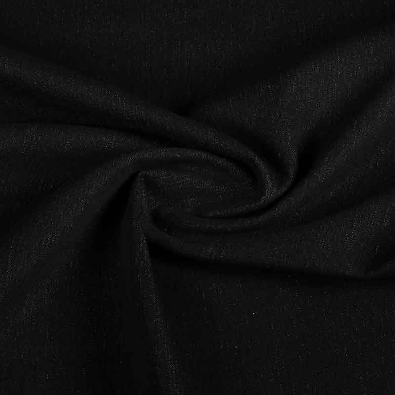 Spijkerstoff gewaschen schwarz