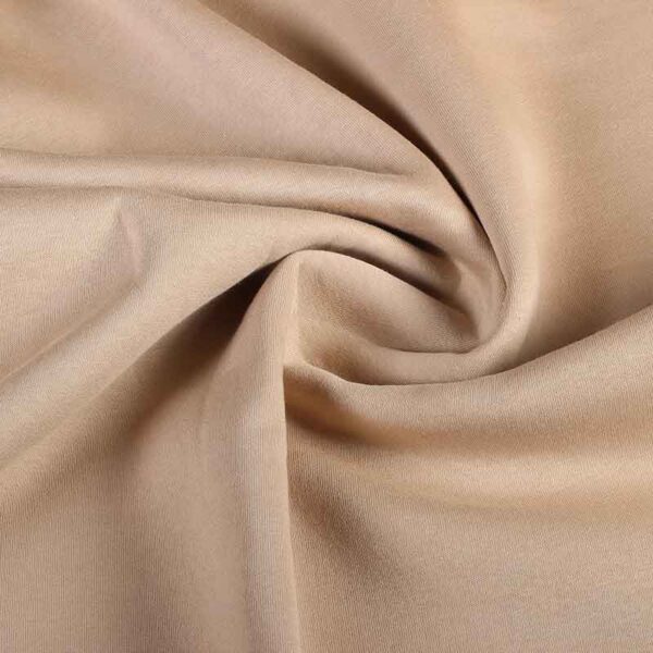 Jogging Sweat Stoff gebürstet beige