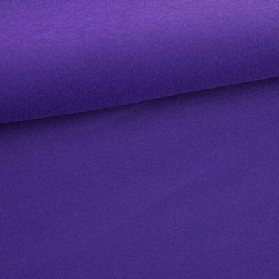 Jogging-Sweatstoff gebürstet violett