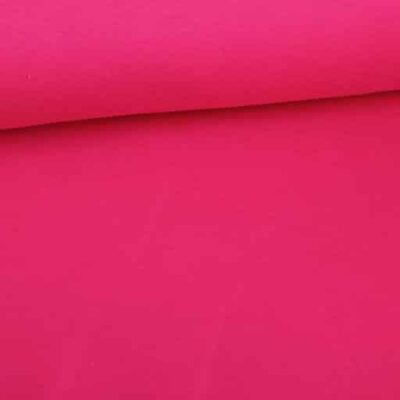 Jogging Sweat Stoff gebürstet dunkelmagenta
