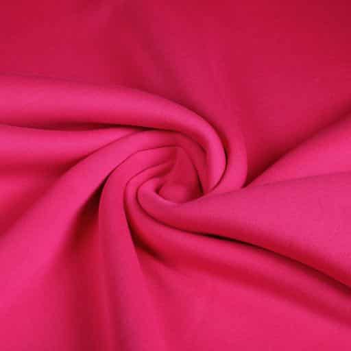 Jogging Sweat Stoff gebürstet dunkelmagenta