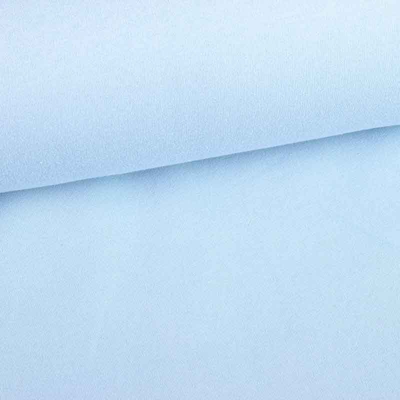 Jogging-Sweatstoff gebürstet hellblau