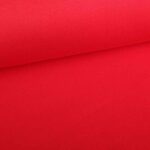 Jogging sweat stof gebrusht rood
