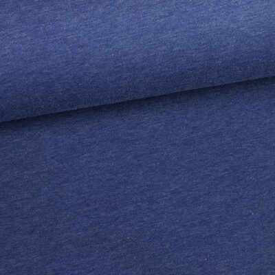 Jogging Sweat Stoff dunkeljeansblau