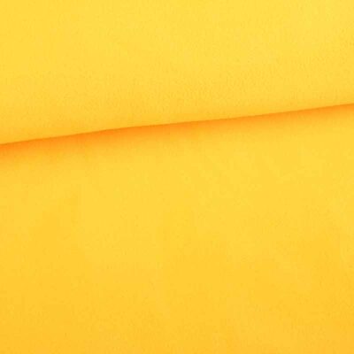 Fleece-Stoff deluxe gelb