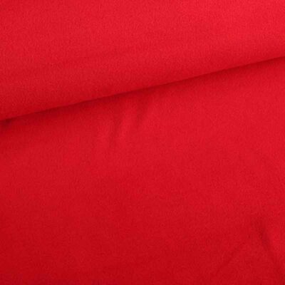 Fleece-Stoff deluxe rot
