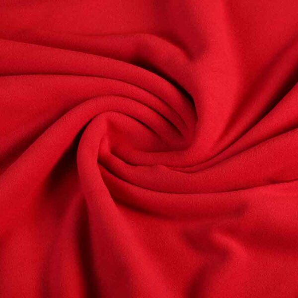 Fleece-Stoff deluxe rot