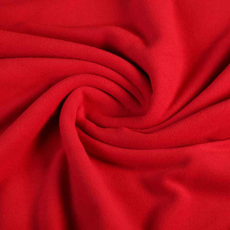 Fleece-Stoff deluxe rot