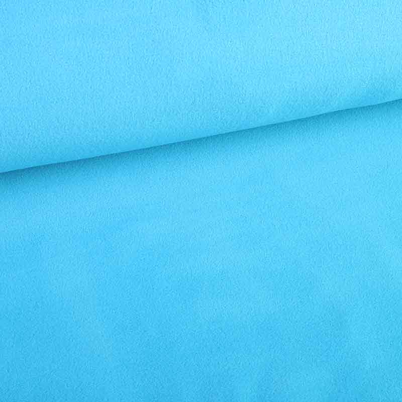 Fleece-Stoff deluxe aqua