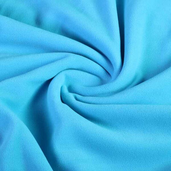 Fleece-Stoff deluxe aqua
