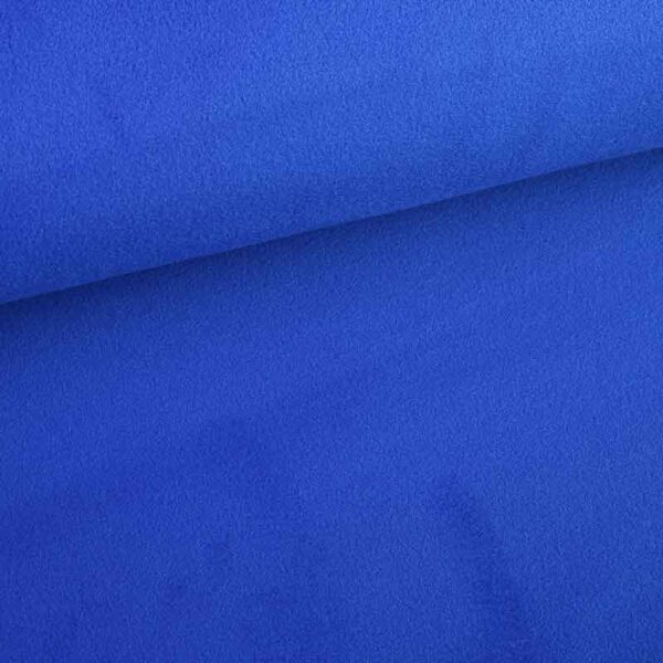 Fleece-Stoff Deluxe Kobalt