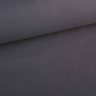 Fleece-Stoff deluxe anthrazit